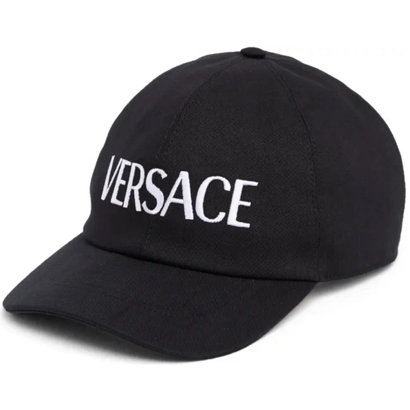 100% AUTHENTIC!! VERSACE NWT Cappellino Logo Baseball Cap main image 6